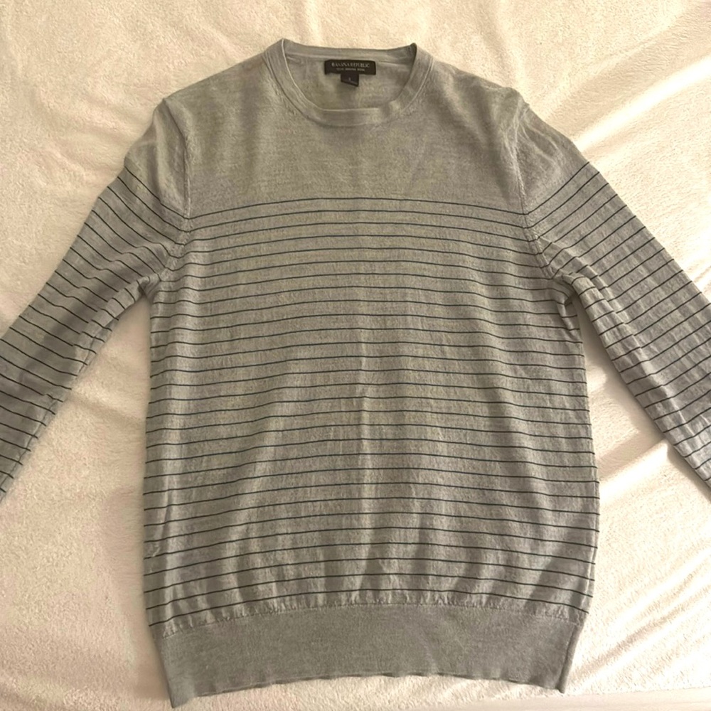 Banana republic men small sweater in  merino wool